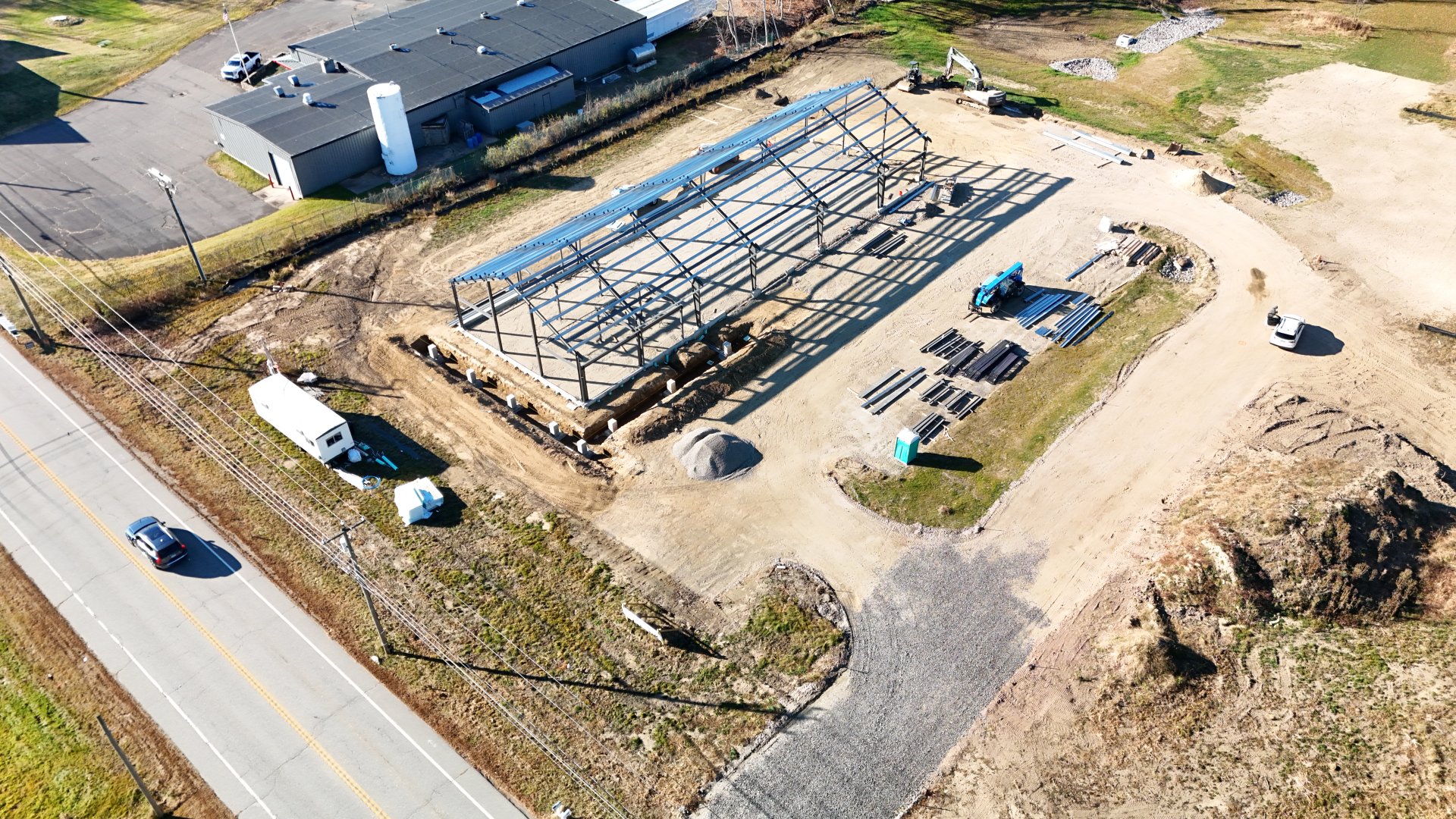 Office and Shop for electrical contractor. Coventry, CT